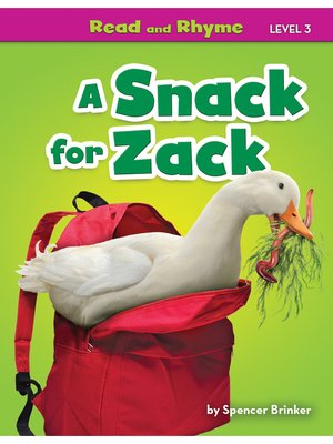 cover image of A Snack for Zack